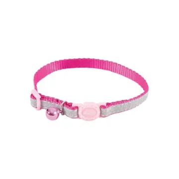 Zolux Cat Collar - Adjustable Pink Nylon - 520022ROS product image