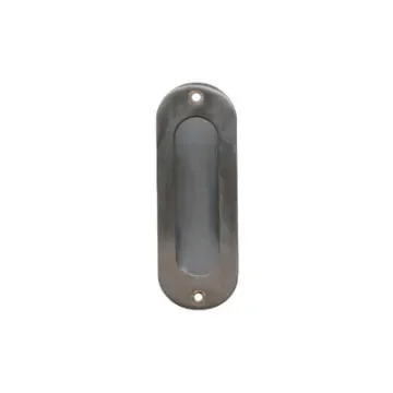 Divers - Oval Recessed Cup Handles - Brushed Stainless Steel - IN012 product image