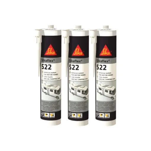 Sika - Pack of 3 Sikaflex 522 Caravan Sealant - White - 634863x3 product image