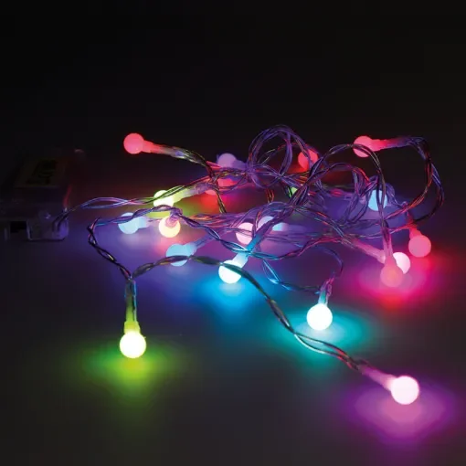 DECORATIVE LIGHTING - Battery-Operated RGB LED Garland - 71331 product image