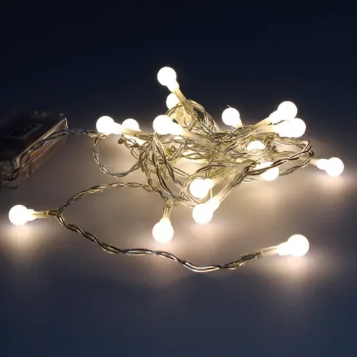 DECORATIVE LIGHTING - Battery-Operated Garland with 10 Warm White LEDs - 71330 product image