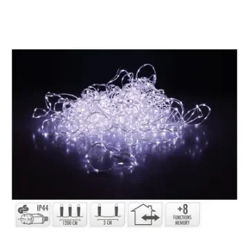 LUMINEO - Soft Wire Garland 400 Cold White LEDs - 72314 product image