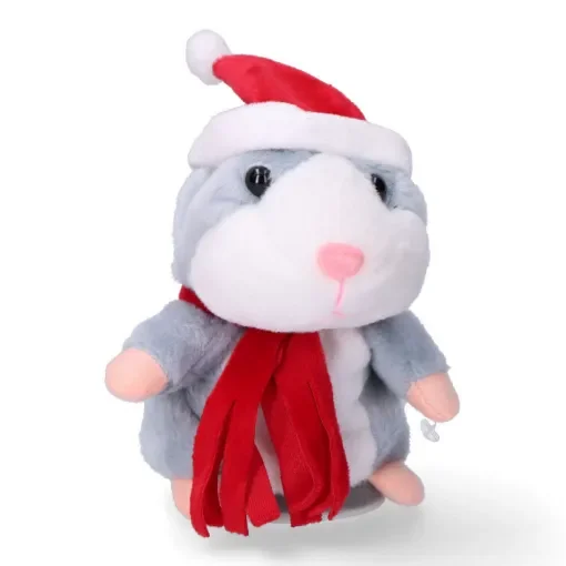 TENDER TOYS - Christmas Plush Hamster with Recording Function - 72305 product image