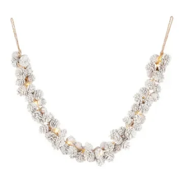 NO DISPONIBLE - White Pineapple LED Garland - 72369 product image