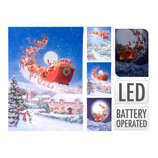 NO DISPONIBLE - Christmas LED Painting for Kids 28x38cm - 72332 product image