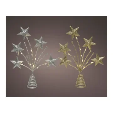 NO DISPONIBLE - Christmas Tree Cup Ornament Star with LEDs - 72389 product image