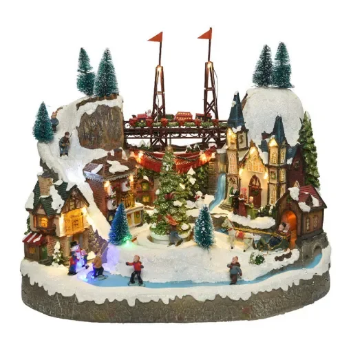 LUMINEO Christmas City Decoration with Music - 72407 product image