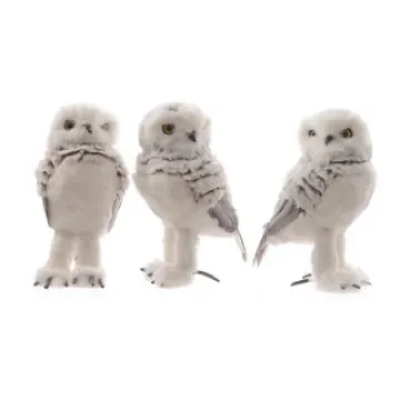 NO DISPONIBLE - Owl Polyester Assorted Models 11x14x21cm - 72416 product image