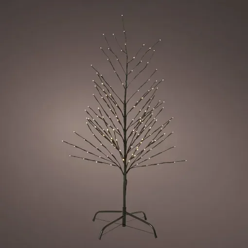LUMINIEO - Black LED Christmas Tree with Warm White Lights - 72472 product image