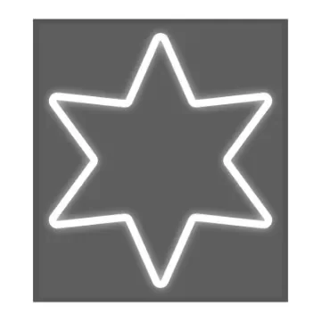 EDM - Star Figure Flexiled 5cm White - 72129 product image