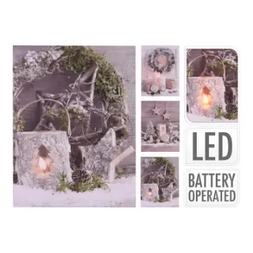 NO DISPONIBLE - Christmas LED Image 15x20cm Assorted - 72331 product image
