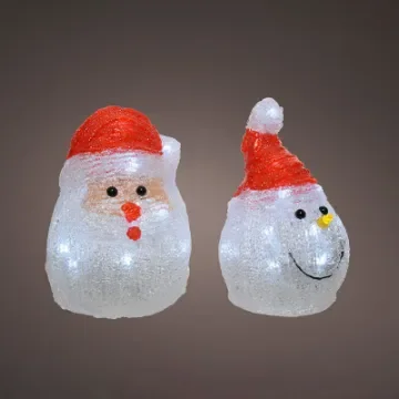 LUMINIEO - LED Santa Claus Figure for Indoor Use - 72464 product image