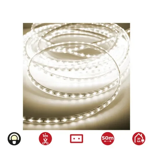 EDM - LED Strip Reel 60 LEDs/m Warm White 3200K - 31916 product image