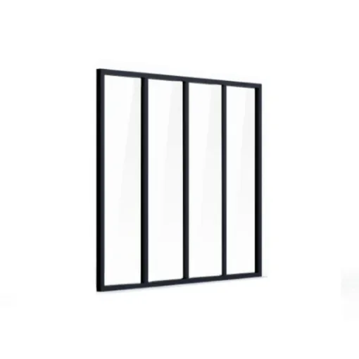 Verriere - Interior Aluminium Glass Wall - 4 Panes - 35-V4-139-123-9005FT-35-2VIT4-32.8-120x2 product image