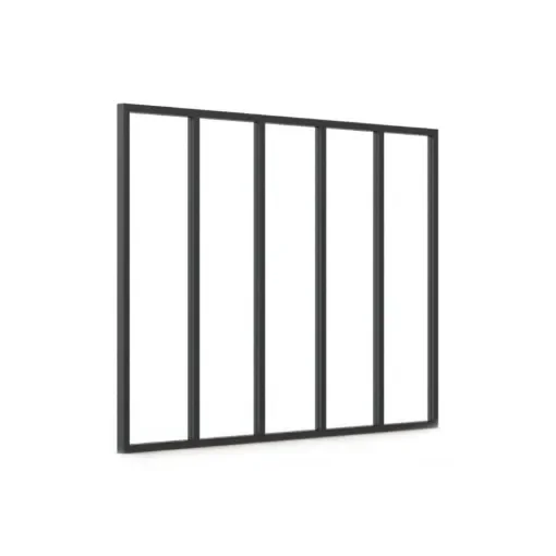 Verriere - Aluminium Glass Frame - Matt Black - 35-V5-173-123-9005FT product image