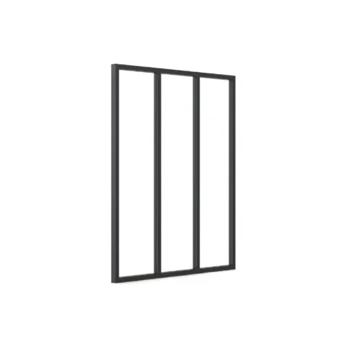 Verriere - Aluminium Glass Frame - Matt Black 105x123 cm - 35-V3-105-123-9005FT product image