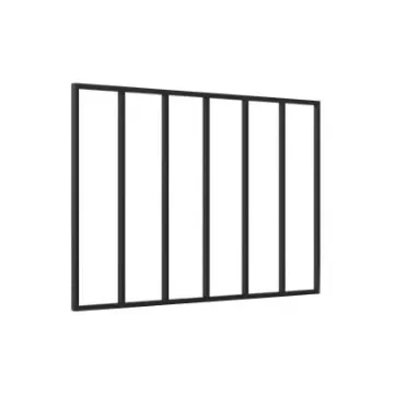 Verriere - Aluminium Glass Frame - Matt Black - 35-V6-207-123-9005FT product image