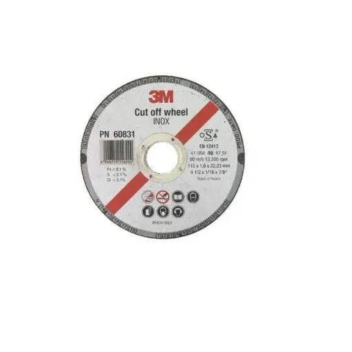 3M - Cutting Disc for Stainless Steel 115 x 1.6 mm - Disque-3M-115-x-16-mm-inox-x-1 product image