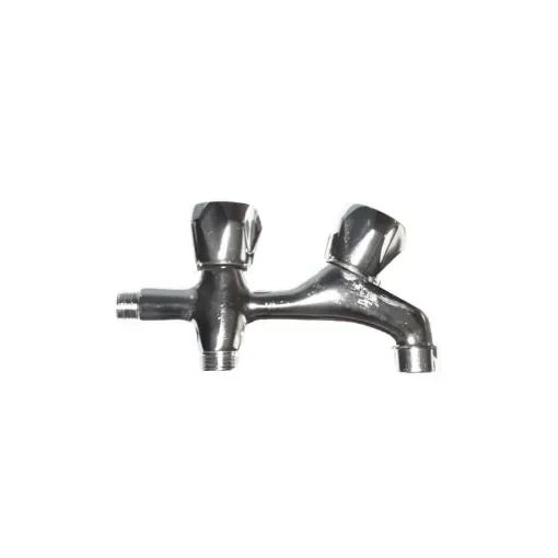 EDM - Double Chrome Washing Machine Tap 1/2" - 01101 product image