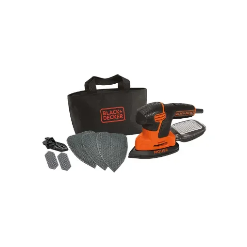 BLACK & DECKER - Wired Mouse Sander 120W - KA2000-QS product image