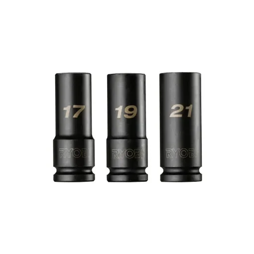 Ryobi - Set of 3 Automotive Sockets 1/2 Inch - 5132006070 product image