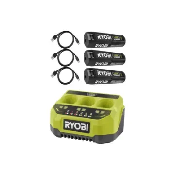 Ryobi - 4V Sequential Charger with 3 Batteries - 5133006180-5133005882x3 product image