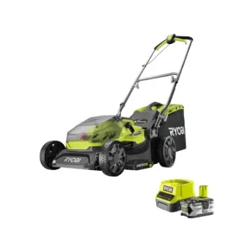Ryobi - 18V One+ Push Mower with 4.0Ah Battery - RY18LM37A-140 product image