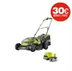 Ryobi - 18V One+ Push Mower with 4.0Ah Battery - RY18LM37A-140 product image