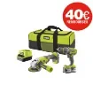 Ryobi - 18V Hammer Drill/Driver & Angle Grinder Kit - 5133003842-ODRété24 product image