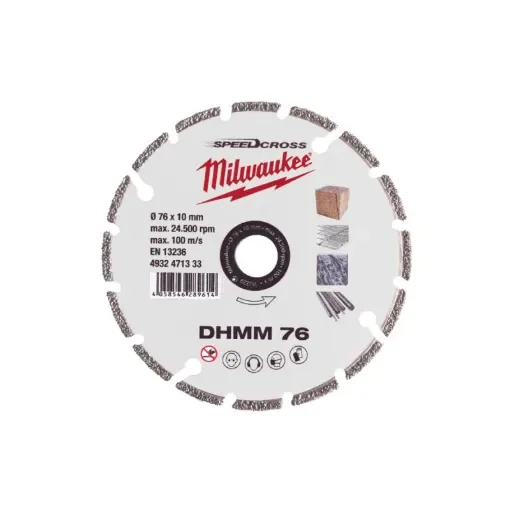 Milwaukee - Multi-Material Diamond Disc 76mm - 4932471333 product image
