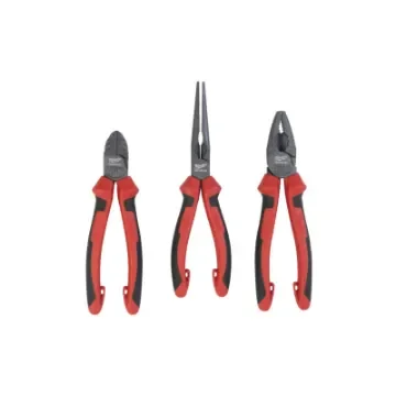Milwaukee - Set of 3 Pliers Universal Cutting & Long Nose - 4932492773 product image