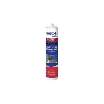 NEC+ - Firestop Sealant SL706 Black 310ml x5 - NECSILFEUNOIRx5 product image