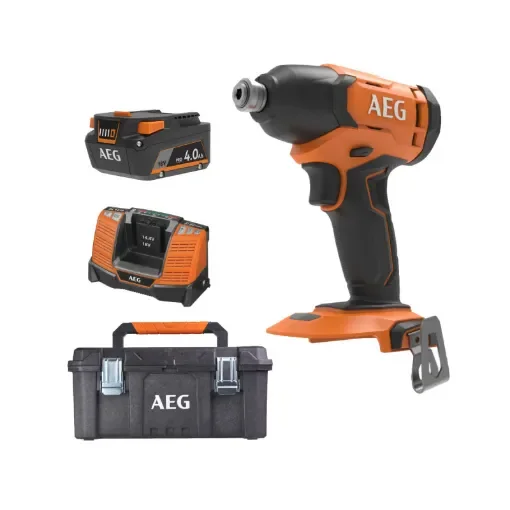 AEG - 18V Impact Driver 200Nm with Battery & Charger - 4935478633-4935478636-4932464542-4932471879 product image