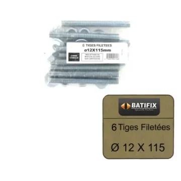 Batifix - Pack of 10 M12 Threaded Rods 12x115mm - ERREUR-packde6uniquement product image