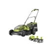 Ryobi - 18V One+ Push Mower with 2 Batteries - RY18LM37A-240 product image