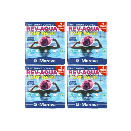 Mareva - Rev-Aqua Complete Pool Treatment Kit 60-90 m³ - 140021Ux4 product image