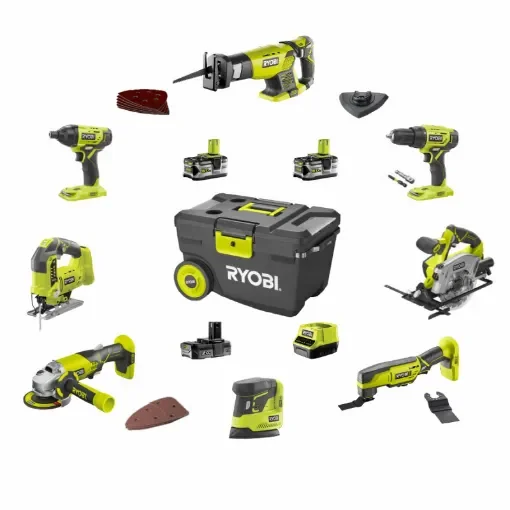 Ryobi - 8 Tool Combo Pack with 3 Batteries - R18CK8-3552SL product image