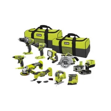 Ryobi - 9 Tool Combo Pack with Batteries & Charger - 5133006552 product image