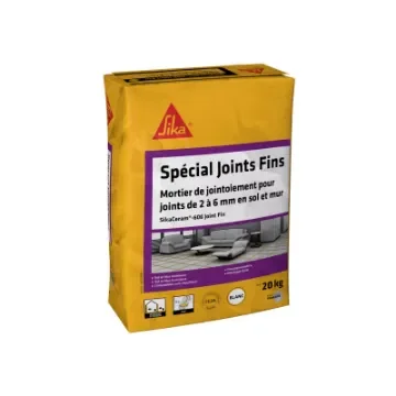 Sika - SikaCeram-606 Fine Joint Mortar White 20kg - 764984 product image