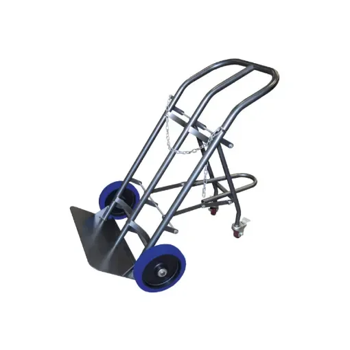 Stockman 2 Bottle Trolley - Rubber Wheels - 200kg Load - SAC200-RSB product image