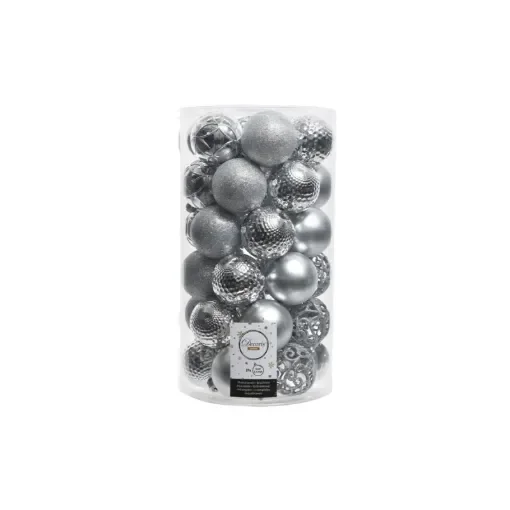 EDM Christmas Baubles Set - Silver - 71867 product image