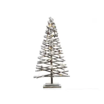 DECORIS - Microled Rattan Tree with Snow Effect - 72218 product image