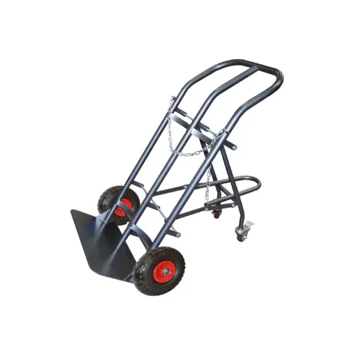 Stockman 2 Bottle Trolley - Inflatable Wheels - SAC200-RG product image