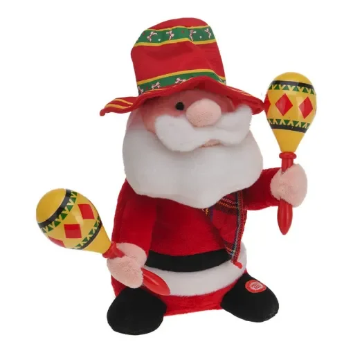 TENDER TOYS - Musical Santa Claus Toy Sings 'Feliz Navidad' - 71929 product image