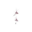 EDM - Set of 2 Shiny Pink Hanging Ballerinas - 72325 product image