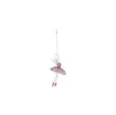 EDM - Set of 2 Shiny Pink Hanging Ballerinas - 72325 product image