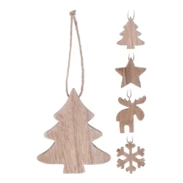 NO DISPONIBLE - Wooden Christmas Decoration Hanging - 72072 product image