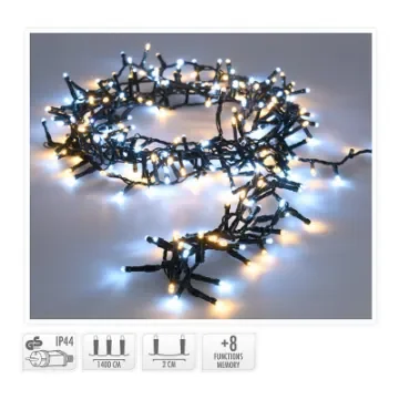 NO DISPONIBLE - Snake Garland 700 LEDs Cold & Warm Light - 72077 product image
