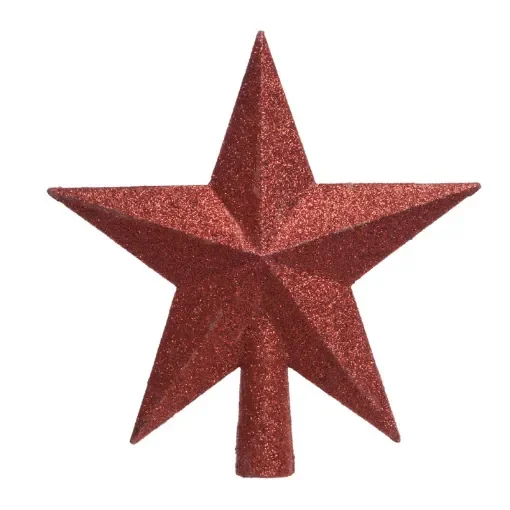 DECORIS - Fir Tree Star Topper 19x4x19cm - 71874 product image