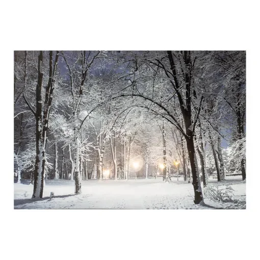 LUMINEO - LED Panel Snowy Landscape 58x15x38cm - 72139 product image
